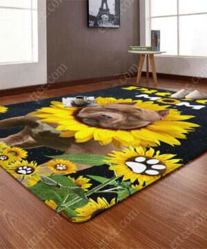 Pitbull Grandma Rug. Unique Decor Gift For Dog Lovers - Ettee - Dog Lovers