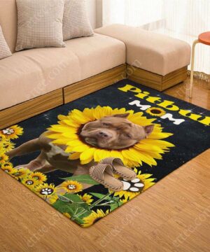 Pitbull Grandma Rug. Unique Decor Gift For Dog Lovers - Ettee - Dog Lovers