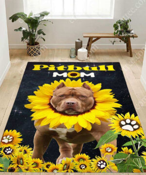 Pitbull Grandma Rug. Unique Decor Gift For Dog Lovers - Ettee - Dog Lovers