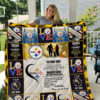 Pittsburgh Steelers.To Our Son Love.Mom And Dad Quilt Blanket - Super King - Ettee