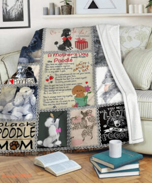 Poodle Sherpa Quilt Blanket. Lightweight And Smooth Comfort. Foldable And Compact - Super King - Ettee