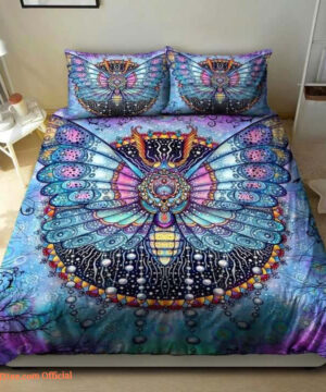 Sunflower and Butterfly Faith in God Black Bedding Set - Spread Love and Comfort with this Beautiful Bedding Set - King - Ettee