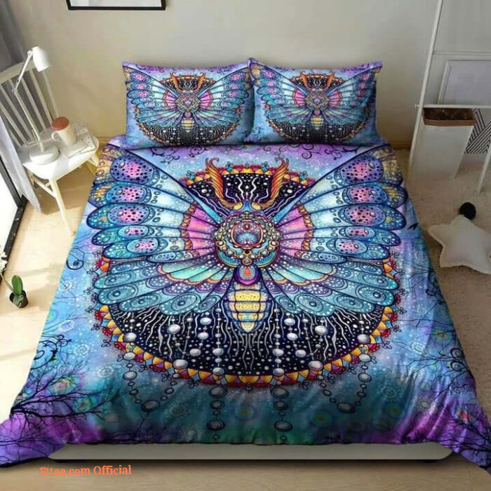 Sunflower and Butterfly Faith in God Black Bedding Set - Spread Love and Comfort with this Beautiful Bedding Set - King - Ettee