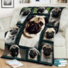 3D Animal Pug Beauty Quilt Blanket. Light And Durable. Soft To Touch - Super King - Ettee