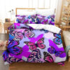 Purple Butterfly Quilt Set Bedding Set - King - Ettee