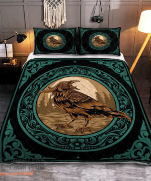 Raven Viking - Viking Quilt Bedding Set - King - Ettee