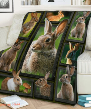 Rabbit Beauty Quilt Blanket. Lightweight And Smooth Comfort - Super King - Ettee