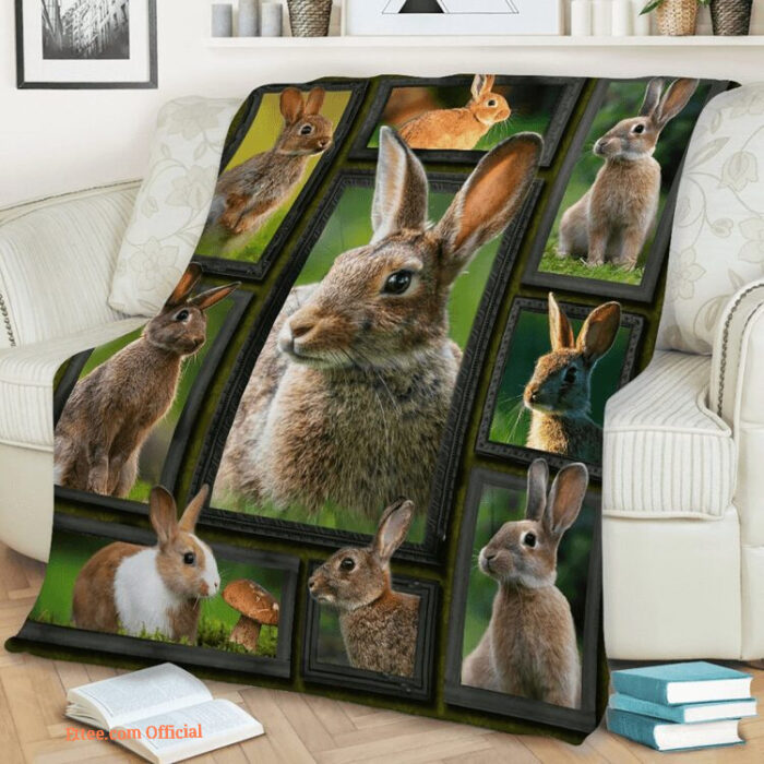 Rabbit Beauty Quilt Blanket. Lightweight And Smooth Comfort - Super King - Ettee