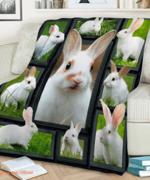 Rabbit Beauty Whiter Quilt Blanket. Lightweight And Smooth Comfort - Super King - Ettee