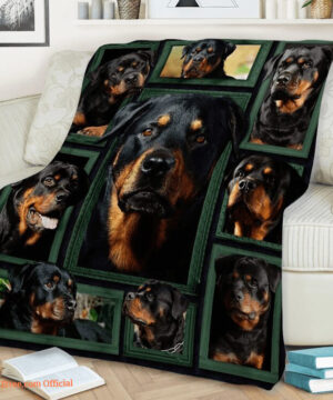 Rottweiler Beauty Quilt Blanket. Light And Durable. Soft To Touch - Super King - Ettee