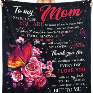 Mom Birthday Gifts.Gifts for Mom Blanket for Christmas Mother's Day Soft Flannel Mother Throw Quilt Blanket - Super King - Ettee