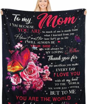 Mom Birthday Gifts.Gifts for Mom Blanket for Christmas Mother's Day Soft Flannel Mother Throw Quilt Blanket - Super King - Ettee