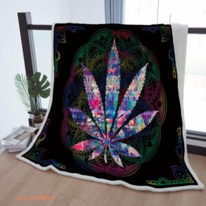 Sherpa Blanket Cozy Black Boho Throw Blanket To Mother Grandma Grandpa Gift Room Decor - Super King - Ettee