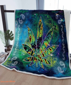 Sherpa Blanket Cozy Galaxy Boho Throw Blanket To Mother Grandma Grandpa Gift Room Decor - Super King - Ettee