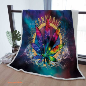 Sherpa Blanket Cozy Galaxy Throw Blanket To Mother Grandma Grandpa Gift Room Decor1 - Super King - Ettee