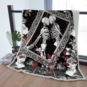 Sherpa Blanket Lover Throw Rose Blanket To Mother Grandma Grandpa Gift - Super King - Ettee