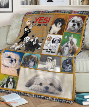 Shih Tzu Lady Quilt Blanket. Lightweight And Smooth Comfort - Super King - Ettee