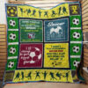 Soccer Mom Blanket From Son Daughter Gifts For Mother Soccer Player Mine Calls Me Mom Quilt Blanket Great Customized Blanket - Super King - Ettee