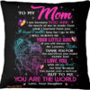 Square Pillow for Mother from Daughter Son I Am Because You are Daughter - Super King - Ettee