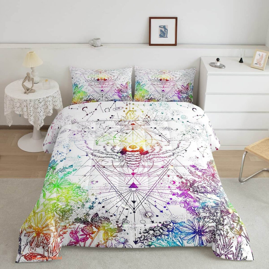 3d - sun and moon bedding sets. luxurious smooth and durable - king