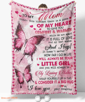 To My Mom Of My Heart Quilt Blanket. Light And Durable. Soft To Touch - Super King - Ettee