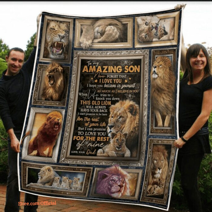 My Amazing Husband Wolf Couple Fate Choice - Perfect Gift From Wife Fleece Blanket - Super King - Ettee