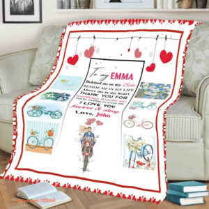 To My Beloved Girlfriend Partner Wife Customized Blanket For Valentine - Super King - Ettee