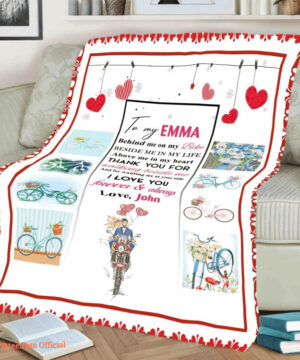 To My Beloved Girlfriend Partner Wife Customized Blanket For Valentine - Super King - Ettee