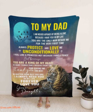 To My Dad Blanket Blanket For Gift Fathers Day Gift Gift For Dad - Super King - Ettee