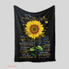 To My Daughter Quilt Blanket Sunflower. Lightweight And Smooth Comfort - Super King - Ettee