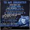To My Daughter Blanket - Thoughtful Gift From Father | Ruggifts.com - Super King - Ettee