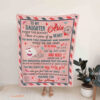 To My Daughter Quilt Blanket My Heart. Light And Durable. Soft To Touch - Super King - Ettee