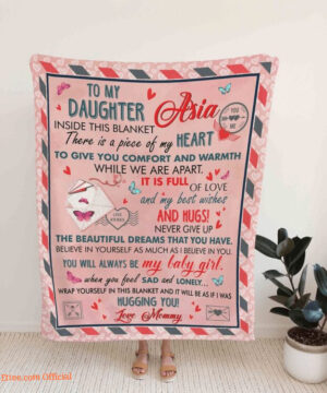 To My Daughter This Quilt Blanket. Light And Durable. Soft To Touch - Super King - Ettee