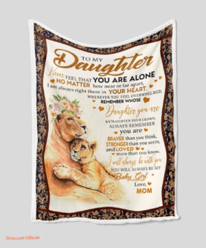 To My Daughter Quilt Blanket. Foldable And Compact. Light And Durable - Super King - Ettee