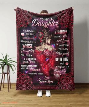 To My Daughter Quilt Blanket - Soft and Compact Gift - Super King - Ettee