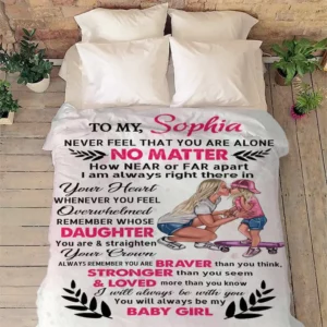 To My Daughter I Love You Quilt Blanket For Daughter - Super King - Ettee