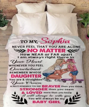 To My Daughter I Love You Quilt Blanket For Daughter - Super King - Ettee