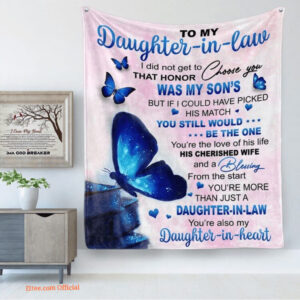 To My Daughter In Law Blanket   You Still Would Be The One Fleece Blanket - Super King - Ettee