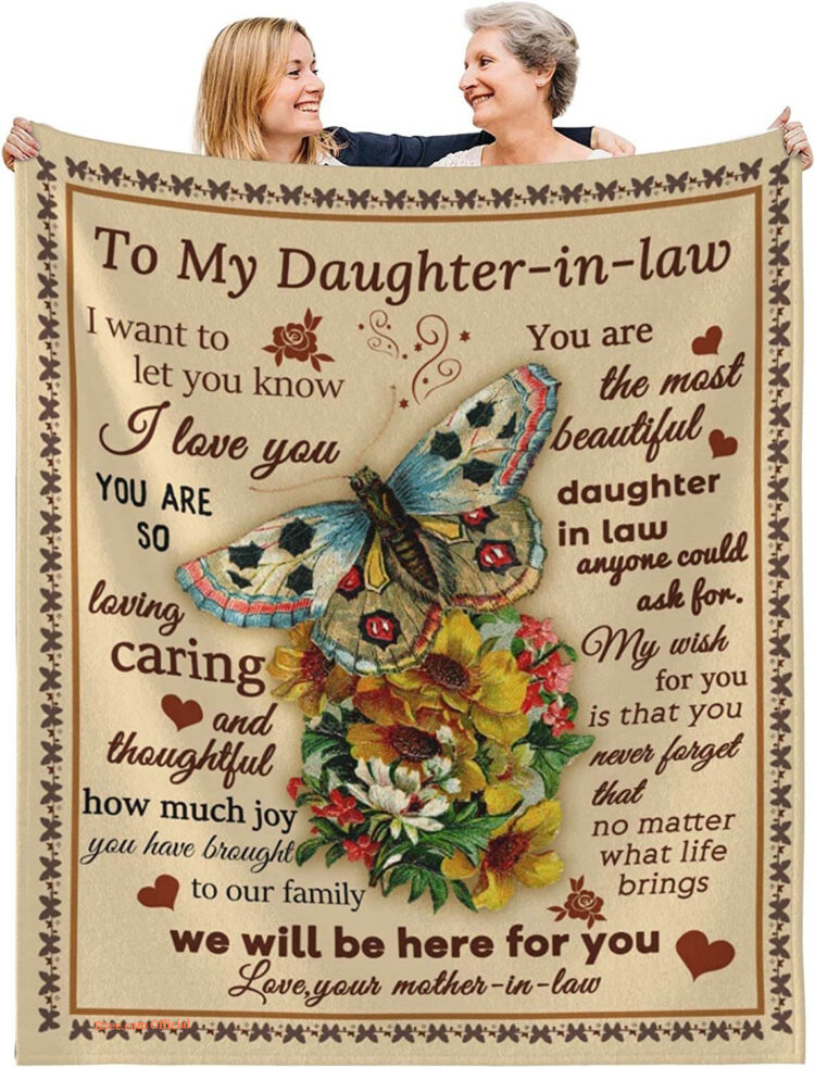 To My Daughter You Are My Life Quilt Blanket. Foldable And Compact - Super King - Ettee