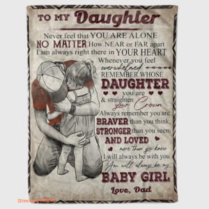 To My Daughter Quilt Blanket. Gift For Your Daughter - Super King - Ettee