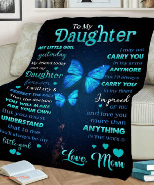 To My Daughter You Are My Sunshine Quilt Blanket. Foldable And Compact - Super King - Ettee