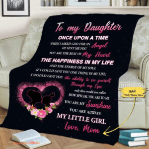 To My Daughter You Are My Sunshine Personalized Quilt Blanket - Super King - Ettee