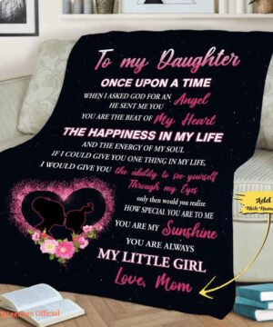 To My Daughter You Are My Sunshine Personalized Quilt Blanket - Super King - Ettee