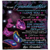 To My Granddaughter Butterfly Blanket Blanket - Gifts For Granddaughter - Super King - Ettee