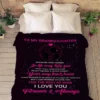 To My Granddaughter Forever And Always Blanket For Daughter Daughter's Day - Super King - Ettee