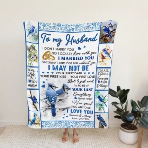 To My Husband Blanket.Gift Blanket.Blanket For Couple.Wedding Anniversary Blanket.Christmas Blanket - Super King - Ettee