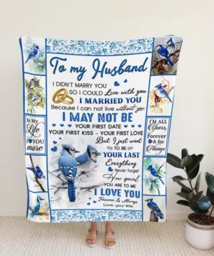 To My Husband Blanket.Gift Blanket.Blanket For Couple.Wedding Anniversary Blanket.Christmas Blanket - Super King - Ettee