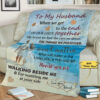 To My Husband I Had You Customized Quilt Blanket Gift From Wife - Super King - Ettee