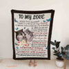 To My Love Wolf Butterfly Quitl Blanket. Light And Durable. Soft To Touch - Super King - Ettee