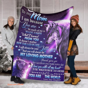 To My Mom Quilt Blanket - Lightweight and Smooth Comfort - Super King - Ettee